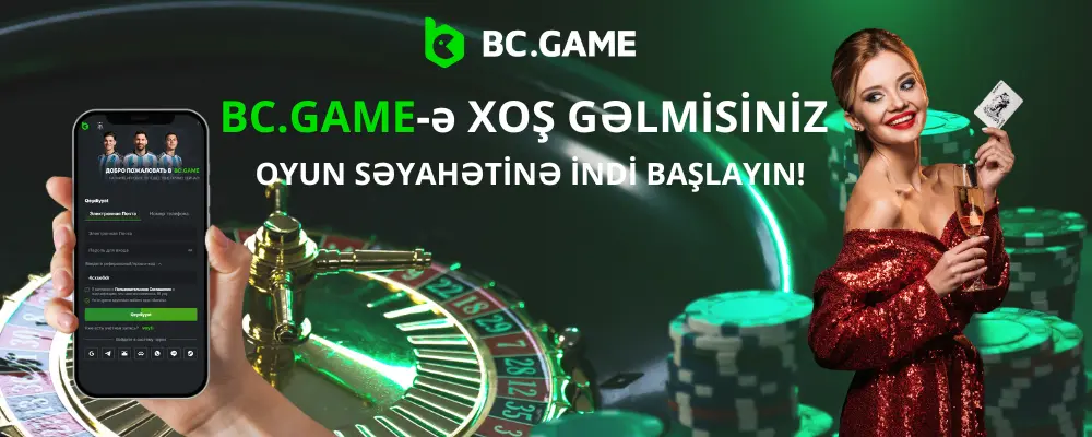 BC.Game Qeydiyyatdan keçmək